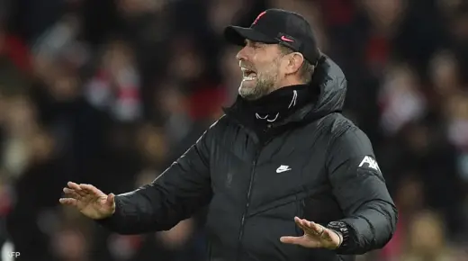 كلوب يغيب عن قمة الجولة ال21 ضد تشيلسي