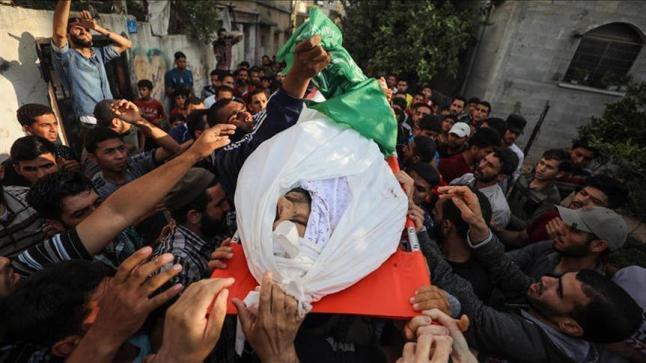 استشهاد شاب فلسطيني أصيب الجمعة الماضية برصاص الاحتلال في مسيرات العودة بخان يونس