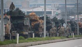 تركيا ترسل تعزيزات عسكرية جديدة للحدود السورية استعدادا لعمليتها العسكرية في عفرين السورية