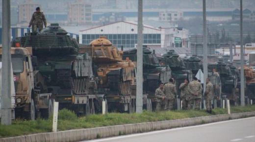 تركيا ترسل تعزيزات عسكرية جديدة للحدود السورية استعدادا لعمليتها العسكرية في عفرين السورية