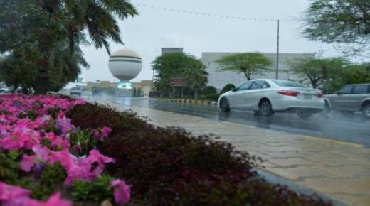 «الأرصاد» أمطار رعدية على جميع مناطق المملكة