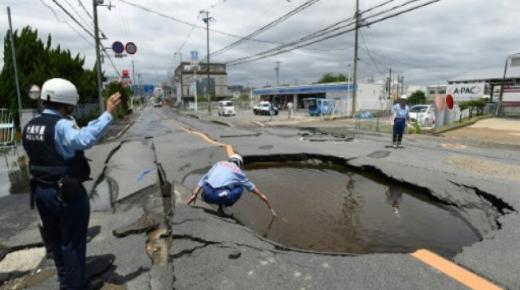 ارتفاع حصيلة ضحايا الزلزال المدمر الذي ضرب منطقة أوزاكا اليابانية
