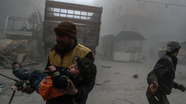 انخفاض معدلات الغارات على الغوطة الشرقية غداة قرار مجلس الأمن الدولي