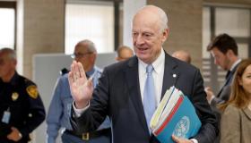 انتهاء الجولة الرابعة من مفاوضات جنيف حول الأزمة السورية بالإتفاق على جدول أعمال للجولات القادمة