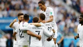 فوز المنتخب الفرنسي على منتخب الأوروجواي في أولى مباريات دور الربع النهائي بكأس العالم