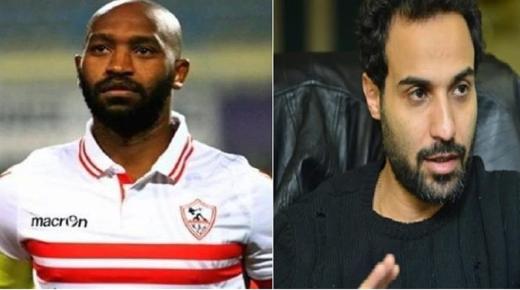 موقف محرج لأحمد فهمي في مباراة الأهلي بسبب شيكابالا
