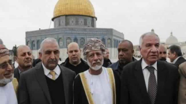 وزير الخارجية العماني يزور الحرم القدسي دون التنسيق مع سلطات الإحتلال الإسرائيلي