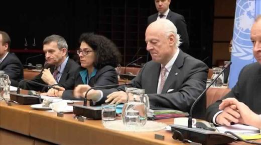 انطلاق الجولة التاسعة من محادثات السلام السورية بمقر الأمم المتحدة في العاصمة النمساوية