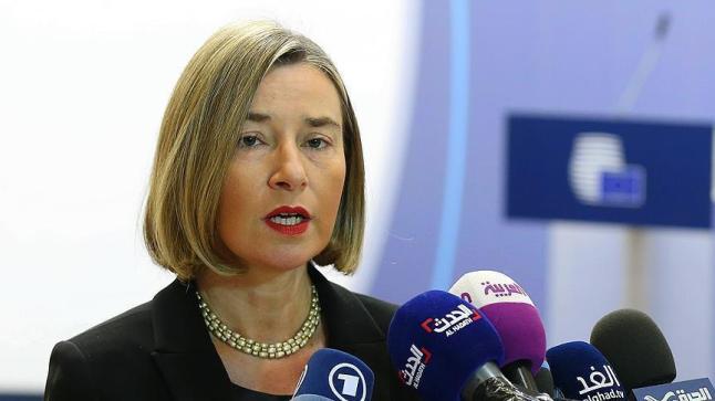 موغريني تؤكد إلتزام الدول الموقعة على الاتفاق النووي مع إيران ببنود الاتفاق