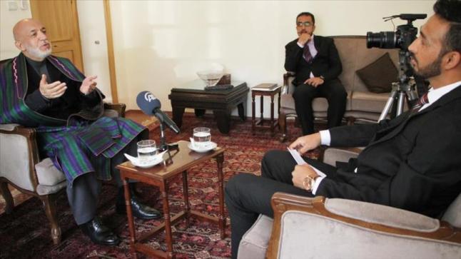 كرزاي يتهم القوات الأمريكية بالعمل على إنقسام وضعف الدولة الأفغانية بدلا من محاربة الإرهاب