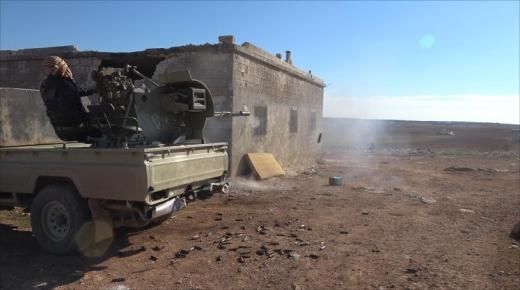 الجيش السوري الحر يسيطر بدعم تركي على عدة مواقع بالأحياء الغربية لمدينة الباب