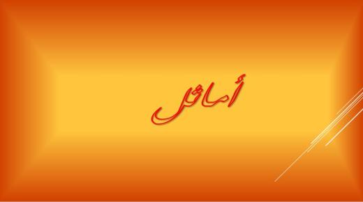 معنى اسم أماثل وأسماء الدلع له