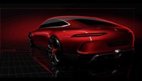 في معرض جنيف للسيارات سيتم الكشف عن AMG GT سيدان الإختبارية