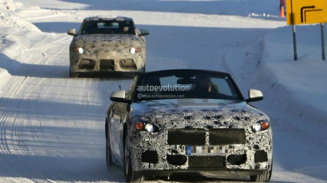 أحدث الصور لسيارة بي إم دبليو Z5 والتي تُظهر سقفها المكشوف ذو المظهر الفاخر