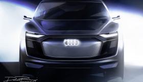 أودي تكشف عن صور تشويقية لسيارة E-Tron Sportback الإختبارية