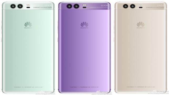 تقرير حديث بشأن إحتمالية حصول هاتف Huawei P10 على لون أخضر وبنفسجي