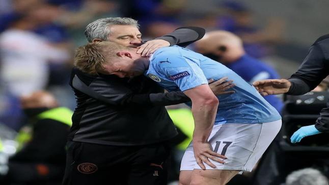 مدرب منتخب بلجيكا ينتقد رودريجو بعد التدخل العنيف على دي بروين