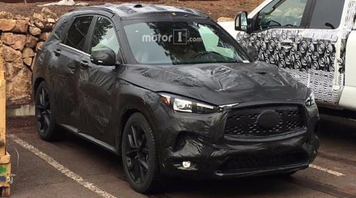 احدث الصور التجسسية عن الجيل الجديد من سيارة QX50 وتفاصيل عن مواصفاتها