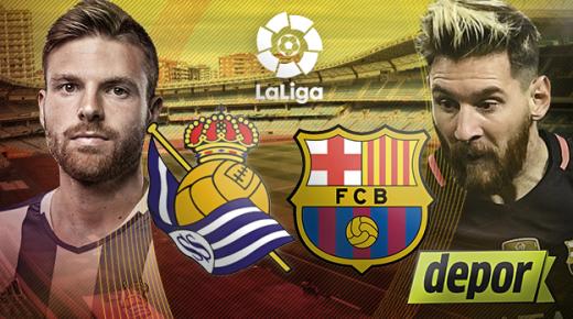 نتيجة مباراة برشلونة وريال سوسيداد اليوم 5-2 كاس ملك إسبانيا والقنوات الناقلة