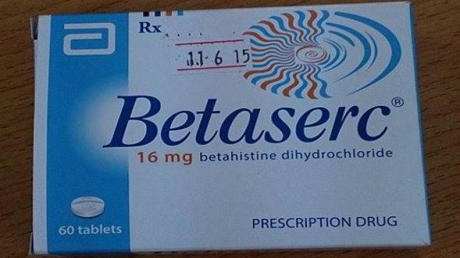 أقراص بيتاسيرك betaserc 16 mg لعلاج فقدان التوازن وطنين الاذن