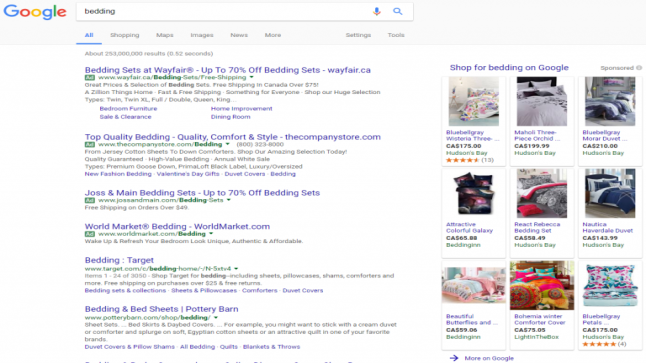 جوجل تعمل على إعادة الاعلانات إلى الجانب الايمن لمحركات البحث الخاصة بها