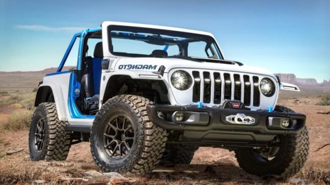 Wrangler Magneto .. سيارة كهربائية جديدة من شركة JEEP