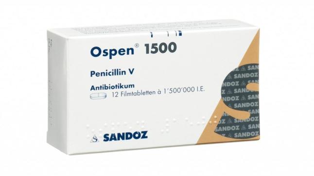 أوسبين ospen أقراص مضادة للبكتيريا