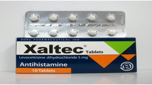 نشرة أقراص زالتيك Xaltec يعالج الحساسية
