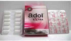 نشرة أقراص ادول إكسترا Adol Extra خافض للحرارة