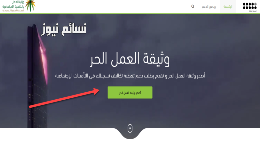 وزارة العمل والتنمية : رابط التقديم على وثيقة العمل الحر فوريا عبر حساب موحد لخدمات تسعة أعشار وشروط التقديم