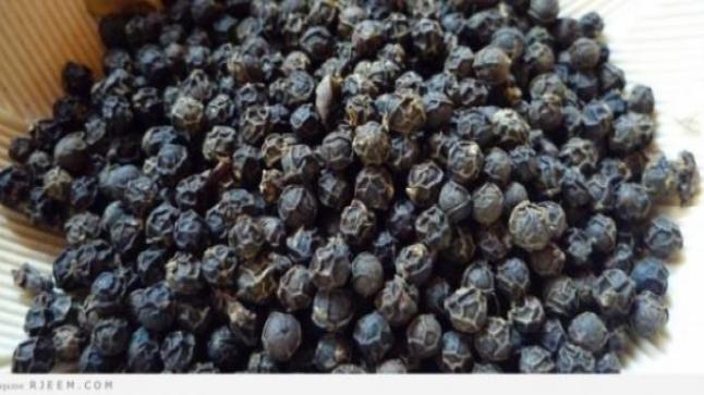 الحليب مع الفلفل الاسود