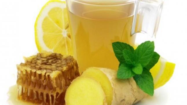 العسل مع الزنجبيل