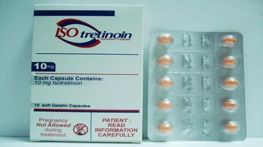 أقراص أيزوتريتينوين Isotretinoin لعلاج حب الشباب