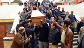 بالصور فنانون حضروا من أجل جنازة الفنان الراحل صلاح رشوان