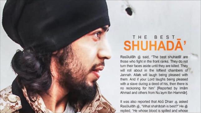 مجلة دابق تكشف عن هوية ” جون الجهادي ” وصوره