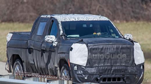 صور تجسسية لسيارة جي إم سي سييرا وموعد الكشف الرسمي عنها