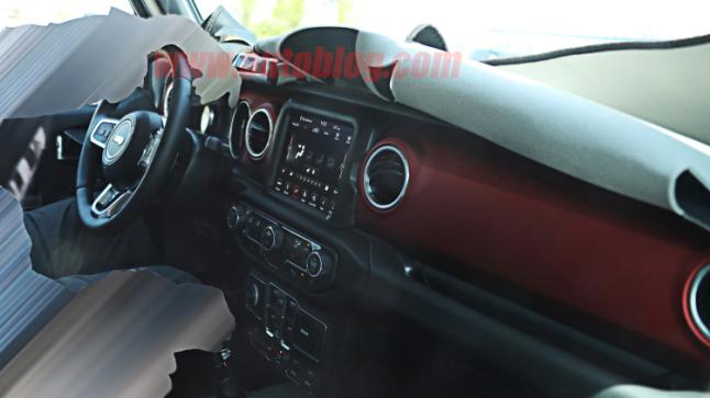 احدث الصور التجسسية التي توضح داخلية جيب رانجلر بالكامل