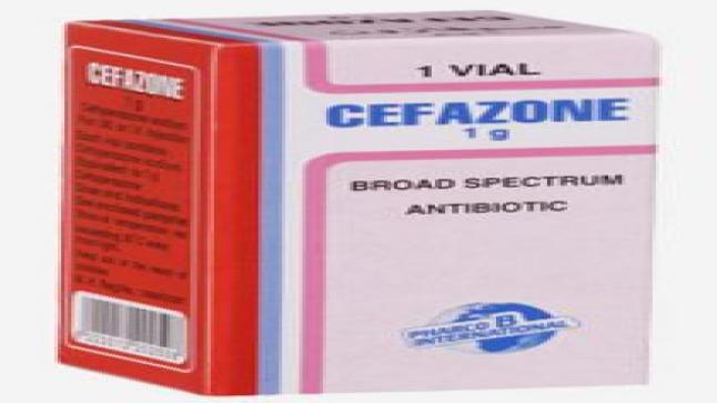 نشرة حقن سيفازون cefazone مضاد حيوي واسع المدى