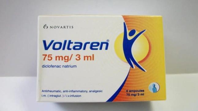 نشرة حقن فولتارين voltaren لتسكين الألم