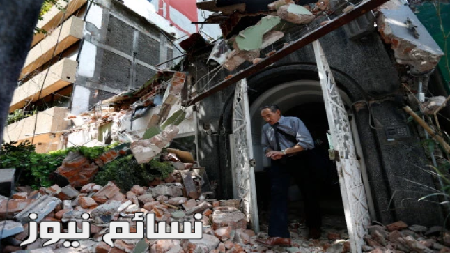 زلزال المكسيك mexico earthquake يحصد مئات القتلى والجرحى بالإضافة إلى إنهيار عشرات المباني في مكسيكو سيتي
