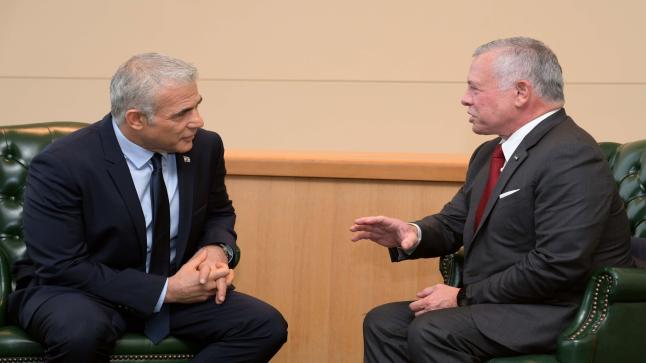 العاهل الأردني يلتقي رئيس وزراء إسرائيل في نيويورك