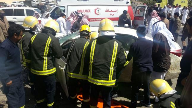 فاجعة بلقرن بالتفاصيل كاملة .. مقتل ثلاثة وإصابة ستة من نفس العائلة جراء الحادث المروري وتصريحات هيئة الهلال الأحمر