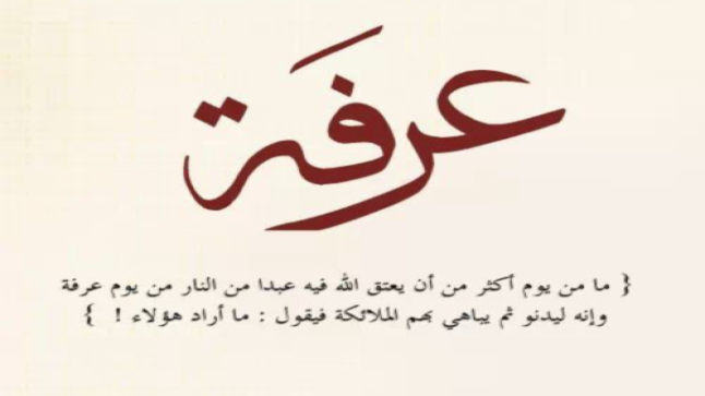 فضل يوم عرفة في مناسك الحج