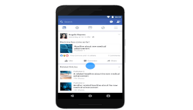 المقالات ذات صلة في News Feed سيتم عرضها في فيسبوك