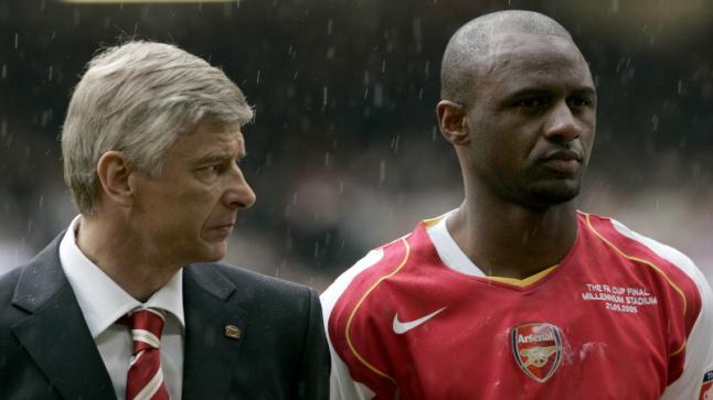 باتريك فييرا يهاجم بقوة مديره الفني السابق في آرسنال آرسين فينجر