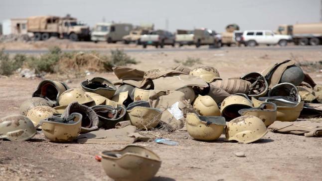 قتلى وجرحى من الجيش العراقي وتنظيم الدولة في الموصل والأنبار