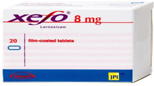 نشرة أقراص زيفو XEFO لعلاج أمراض المفاصل