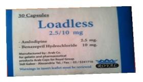 نشرة كبسولات لودلس Loadless لعلاج ارتفاع ضغط الدم العالي