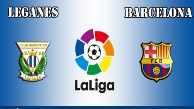 فوز برشلونة على ليغانيس بصعوبة في الاسبوع الثالث والعشرين بالدقائق الأخيرة من ضربة جزاء حصل عليها نيمار