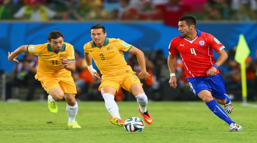 نتيجة مباراة تشيلي واستراليا اليوم الأحد 25-06-2017 تغطية كأس القارات 2017 المجموعة الثانية وملخص اهداف التعادل المثير